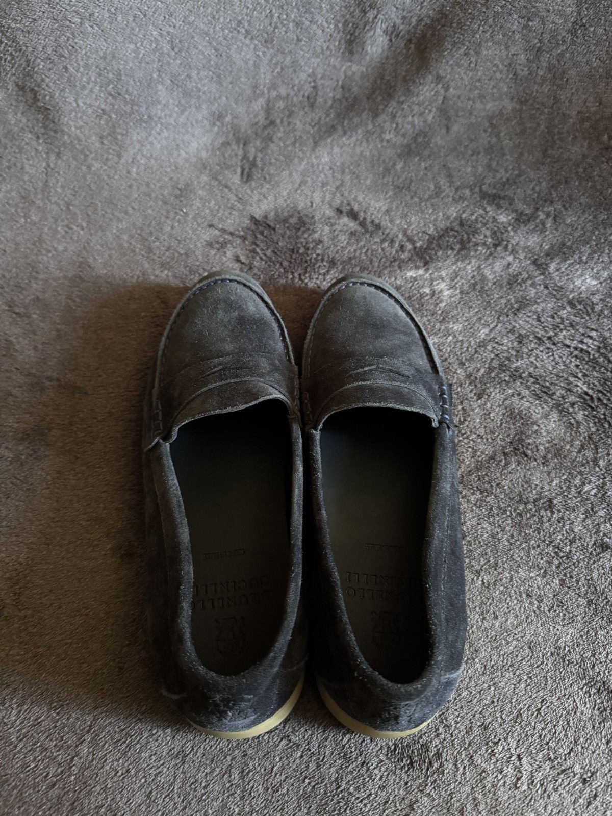 Brunello Cucinelli Brunello cucinelli suede navy loafers Size US 8.5 / EU 41-42 - 7 Thumbnail