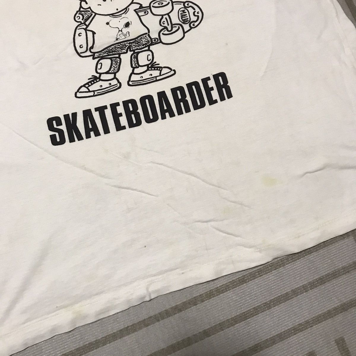 Peanuts × Vintage VINTAGE SNOOPY SKATEBOARDER RARE TEE Size US M / EU 48-50 / 2 - 9 Thumbnail