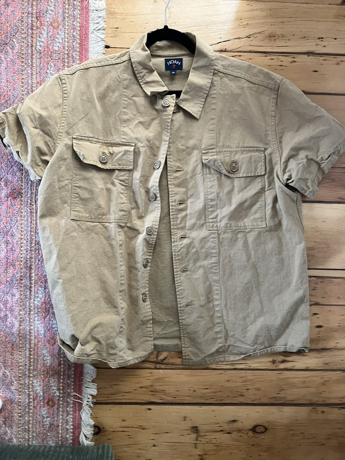 Noah Noah Embroidered Military Shirt Size US XL / EU 56 / 4 - 2 Thumbnail