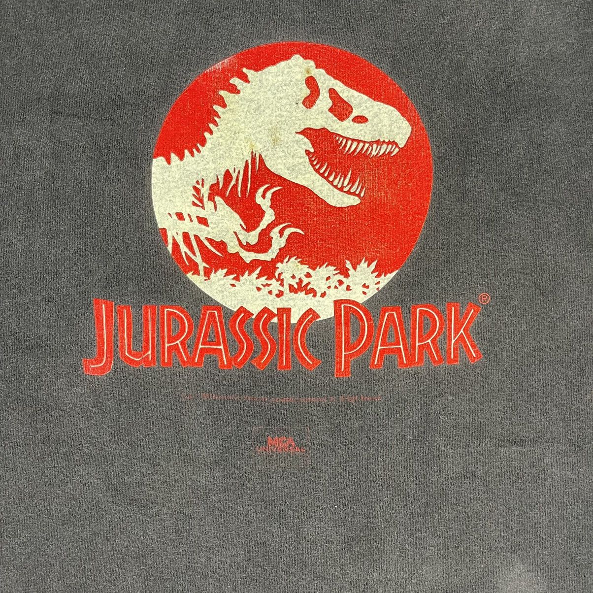 Tultex VTG 1993 Universal Studio Jurassic Park Tee Size US XL / EU 56 / 4 - 4 Thumbnail