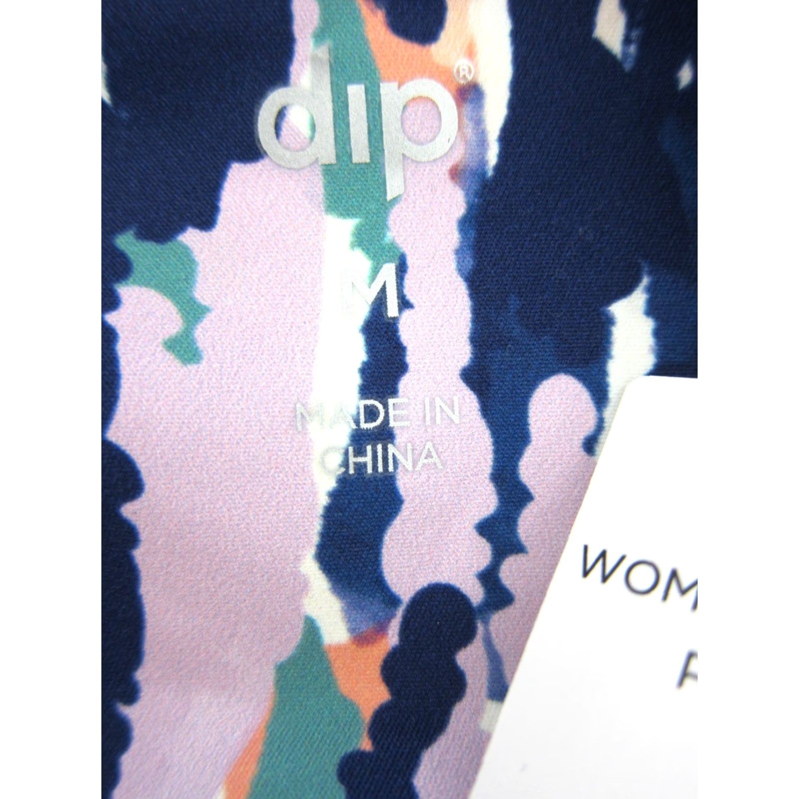 Pinko Dip Tank Dress NWT Camouflage Pockets Built In Bra Medium Blue Nylon Spandex Dress Women Pants? Size M / US 6-8 / IT 42-44 - 4 Thumbnail