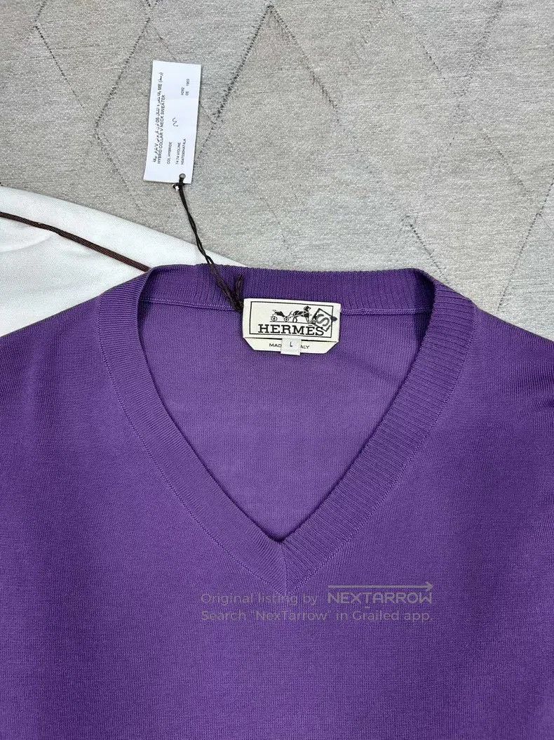 Hermes Hermes Cashmere sweater knitted Size US L / EU 52-54 / 3 - 2 Thumbnail