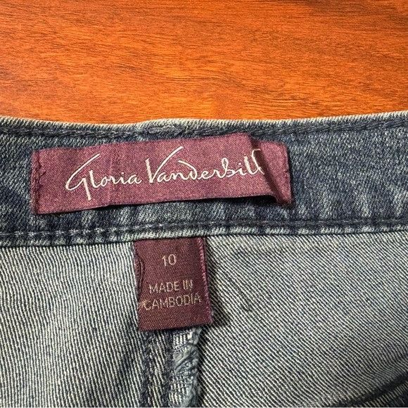 Gloria Vanderbilt Gloria Vanderbilt Classic Straight Leg Amanda Blue Jeans 10 Size 30" / US 8 / IT 44 - 5 Thumbnail