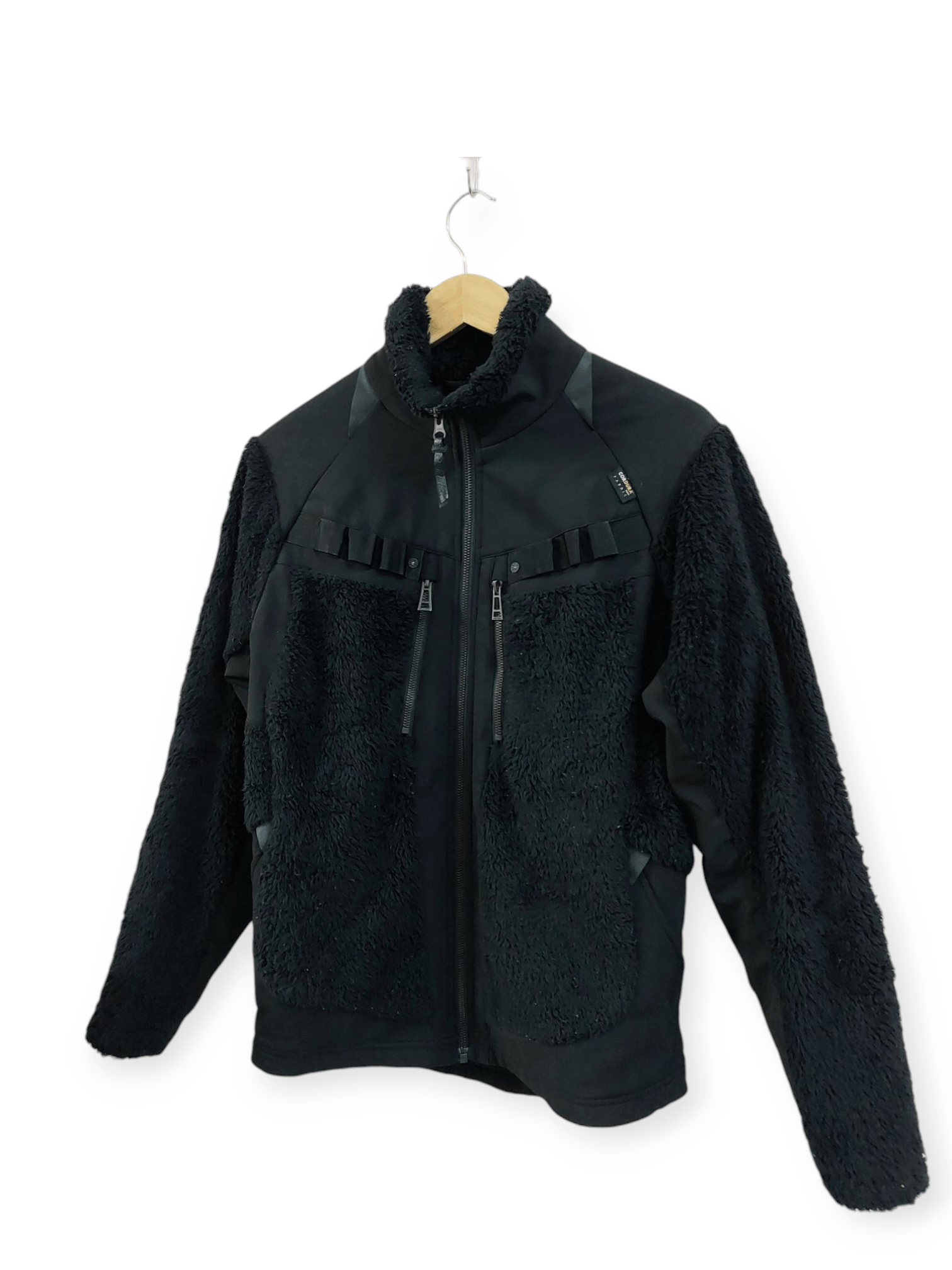 Designer Fieldcore Black Sherpa Fleece Cordura Fabrics Jacket Size US M / EU 48-50 / 2 - 3 Thumbnail