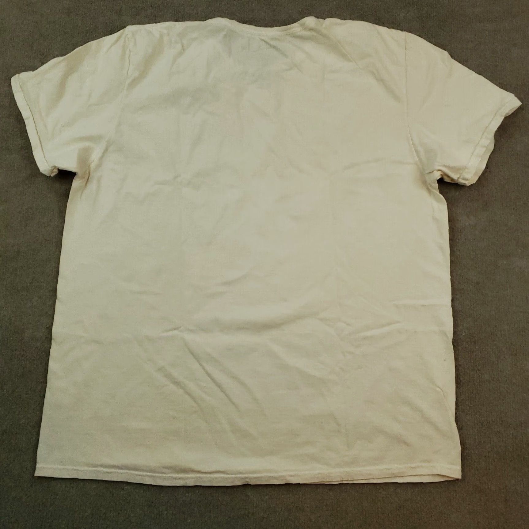 Vintage Naruto Anime Ichiraku Ramen Shop Beige Short Sleeve Crew Neck T-Shirt Mens Large Size US L / EU 52-54 / 3 - 7 Thumbnail