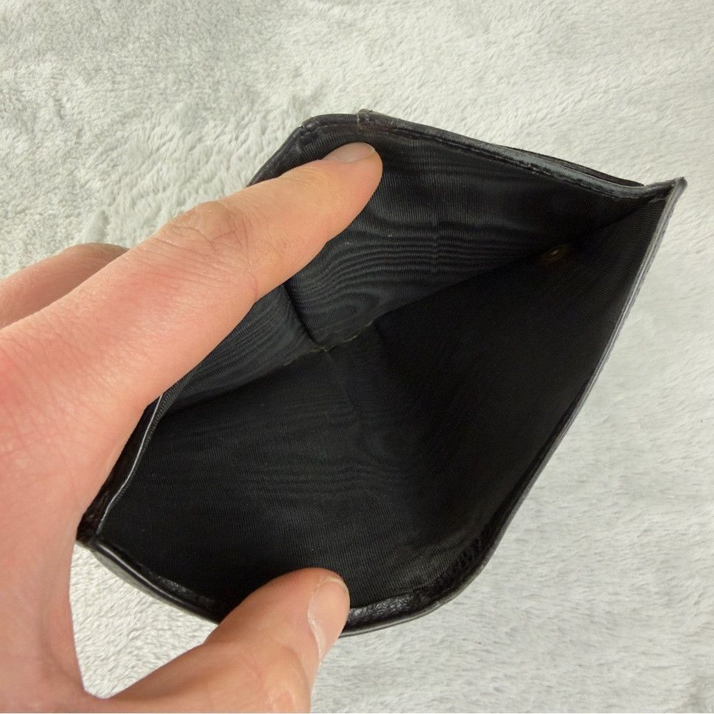 Chanel Chanel CC Logo Grained Calfskin Bifold Wallet Black Authent Size ONE SIZE - 9 Thumbnail