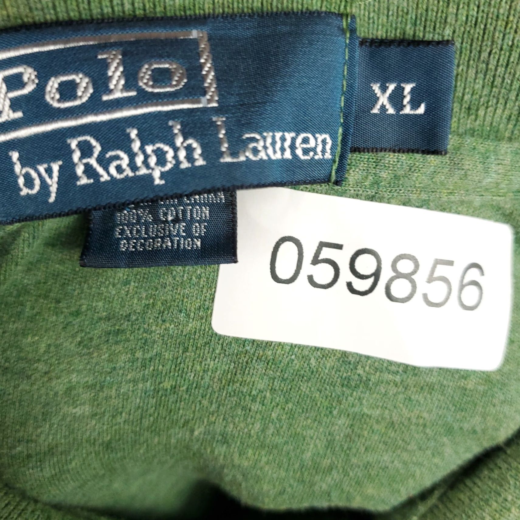 Ralph Lauren VINTAGE Ralph Lauren Polo Shirt Mens XL Green Cotton Short Sleeve Casual Preppy Logo Size US XL / EU 56 / 4 - 8 Thumbnail