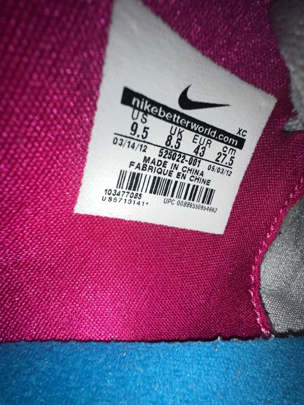 Nike 2012 Nike Hyperfuse - wolf grey/fireberry - size 9.5 Size US 9.5 / EU 42-43 - 8 Thumbnail