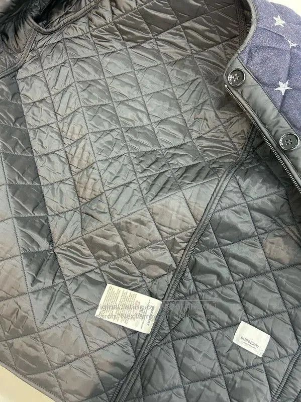 Burberry Burberry Blue Star Logo Quilted Cotton Coat. Size M / US 6-8 / IT 42-44 - 8 Thumbnail