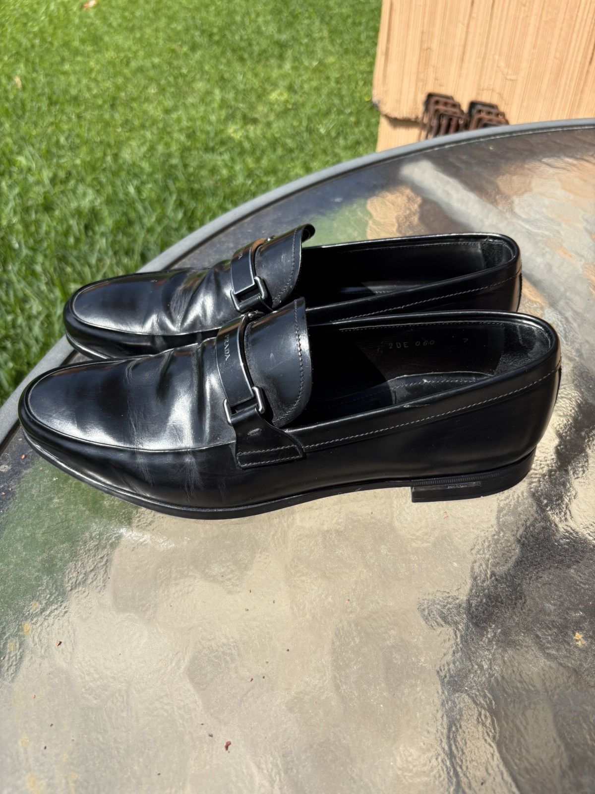 Prada Prada Penny Loafers Size US 7 / EU 40 - 3 Thumbnail