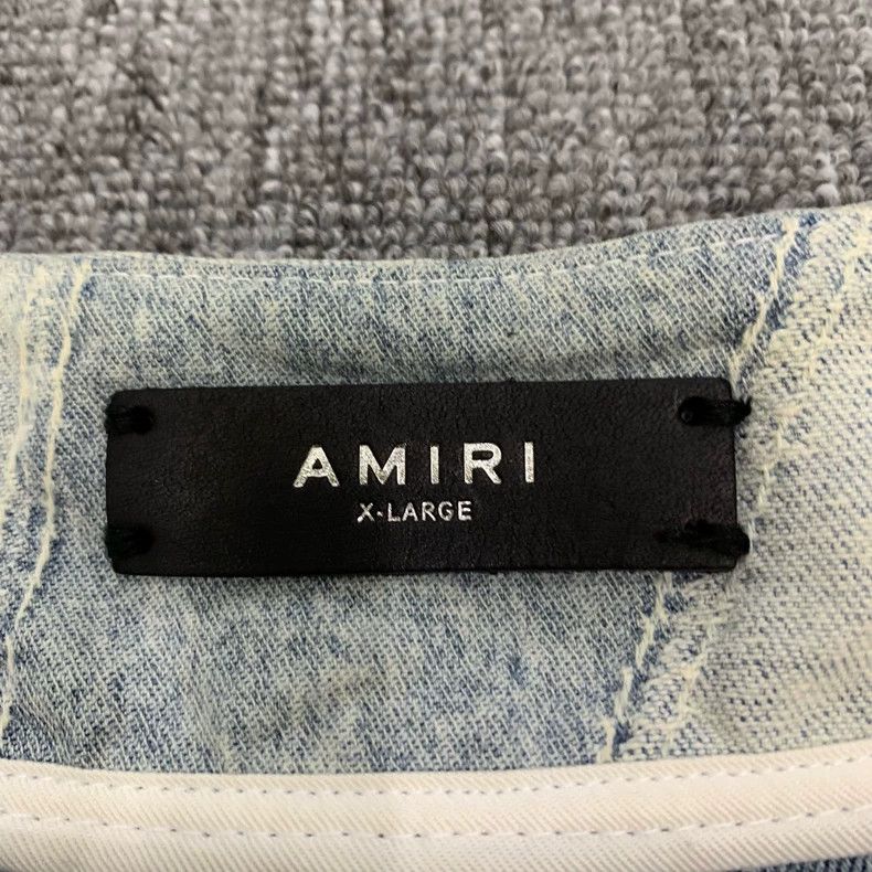 Amiri Amiri blue denim shirt short-sleeved Size US XL / EU 56 / 4 - 6 Thumbnail