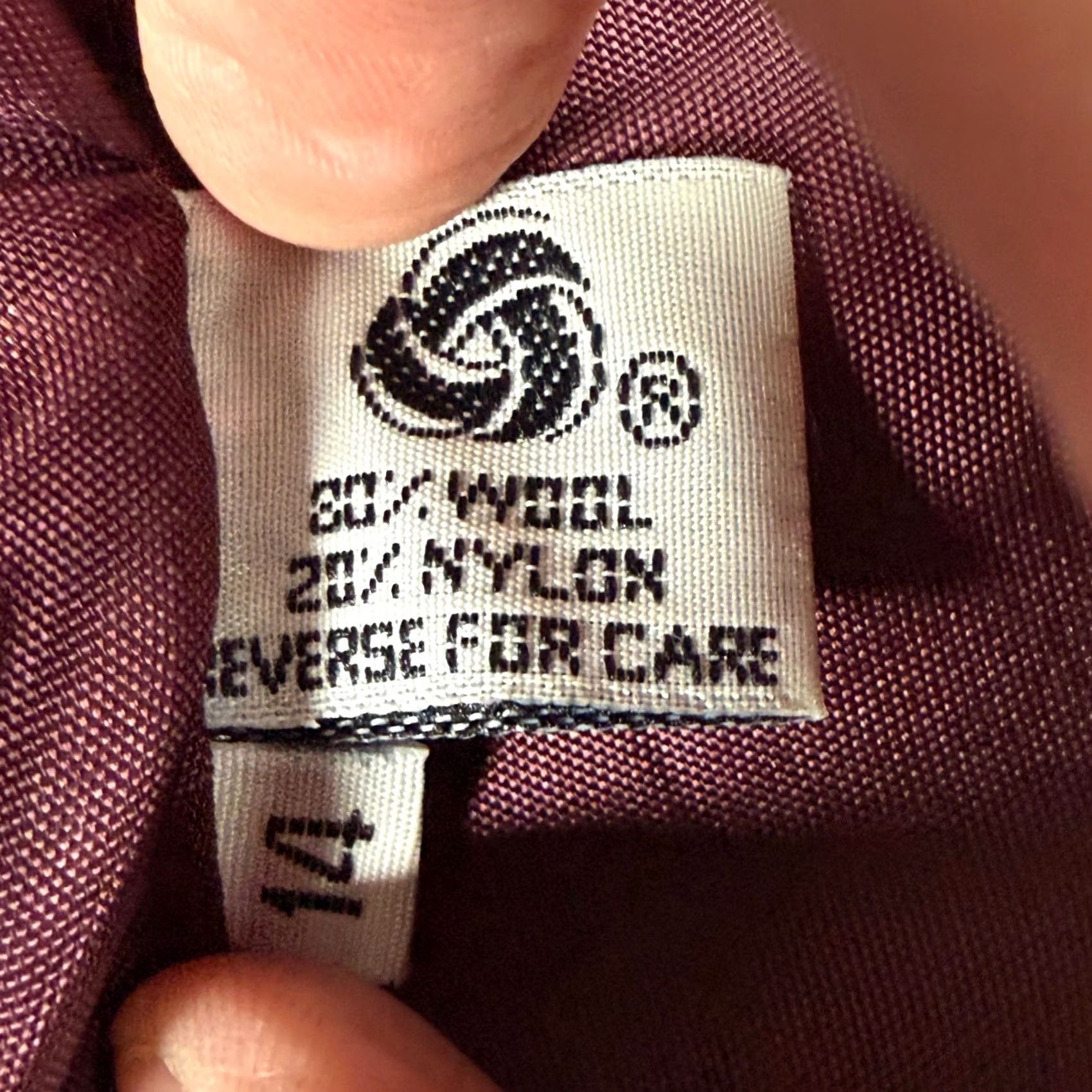Vintage VINTAGE Herman Kay Coat Wool Blend Hooded Faux Fur Trim Button Zipper Toggle Purple 14 Women Outerwear Fall Winter Size XL / US 12-14 / IT 48-50 - 7 Thumbnail