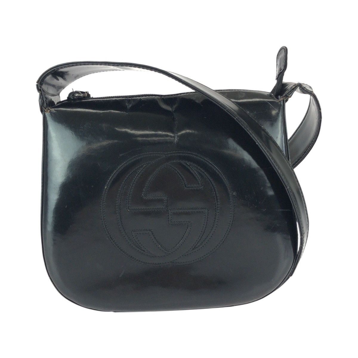 Gucci Gucci Gucci Patent Leather Shoulder Bag Plastic / Synthetic Shoulder Bag 00720460250 DUTY FREE for USA Size ONE SIZE - 1 Thumbnail