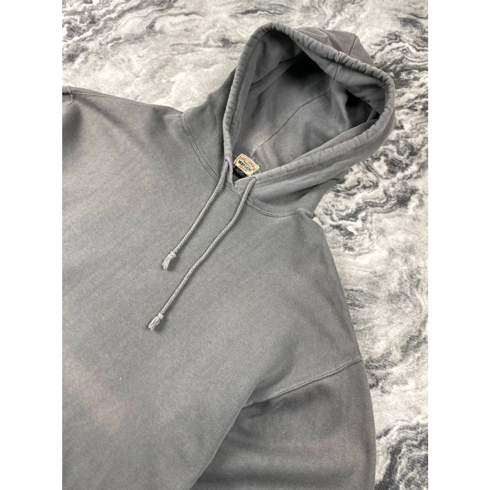 Vintage VINTAGE Stussy Hoodie Garment Workgear Gray XL Men 90s Crew Neck Fleece Cotton Hooded Pullover Skateboarding Size US XL / EU 56 / 4 - 2 Thumbnail