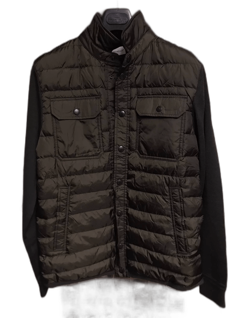 Moncler Padded Jacket in Dark Green Color