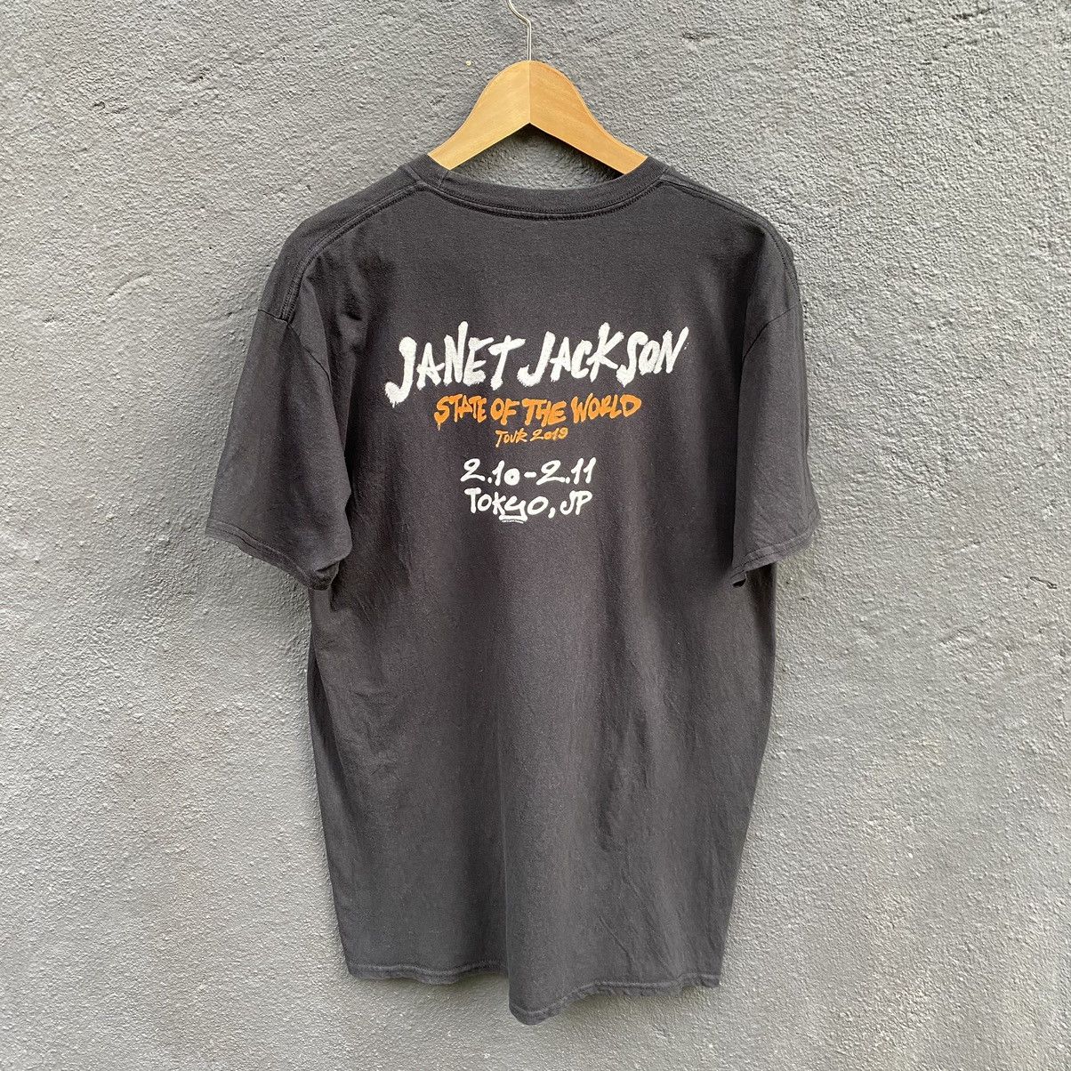 Band Tees Vintage Y2K Janet Jackson ERD GRUNGE THRASHED FADED TEE Size US XL / EU 56 / 4 - 2 Thumbnail