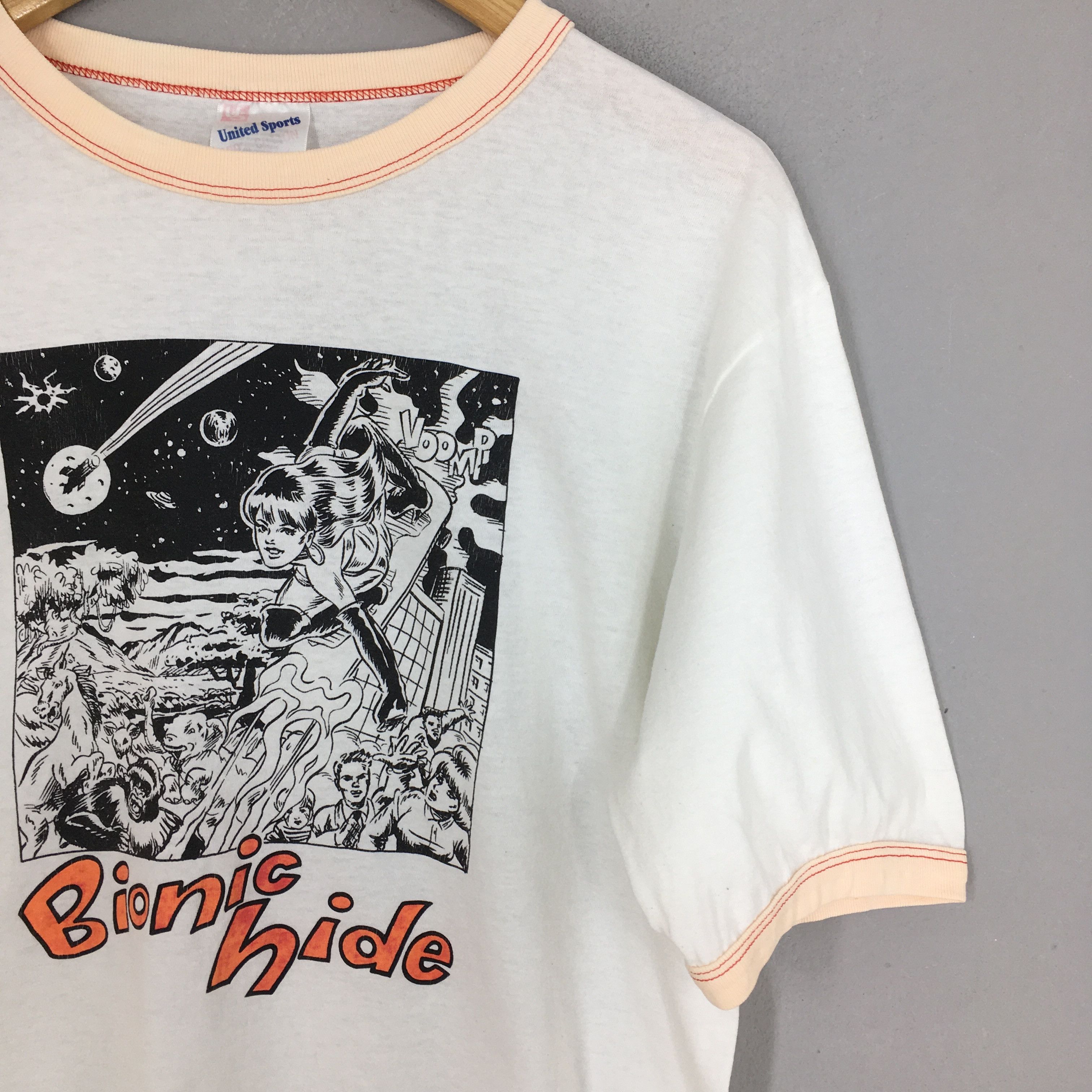 Ato Matsumoto × Vintage Vintage 90s The X Japan Hide Goth Rock Metal Tshirt Large Size US L / EU 52-54 / 3 - 3 Thumbnail