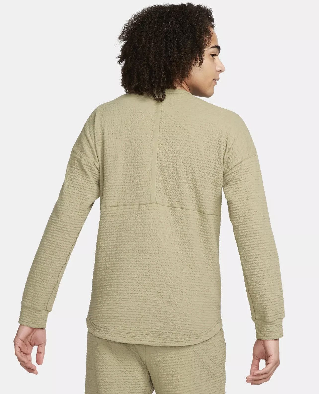 Nike Nike Yoga Textured Men's Nike Dri-FIT Long-Sleeve Top Size US L / EU 52-54 / 3 - 5 Thumbnail