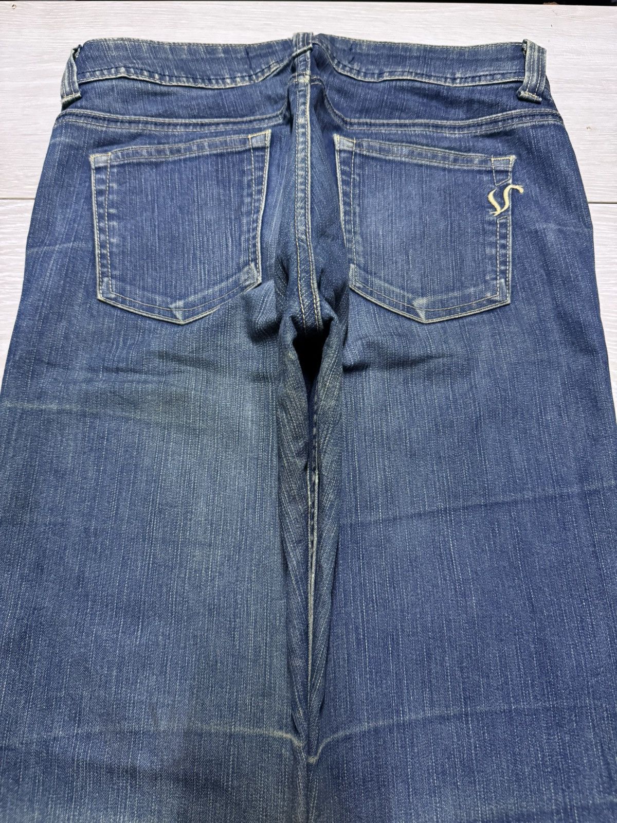 Japanese Brand Something Edwin Vienus Flare Bootcut Woman Jeans Size US 28 / EU 44 - 4 Thumbnail