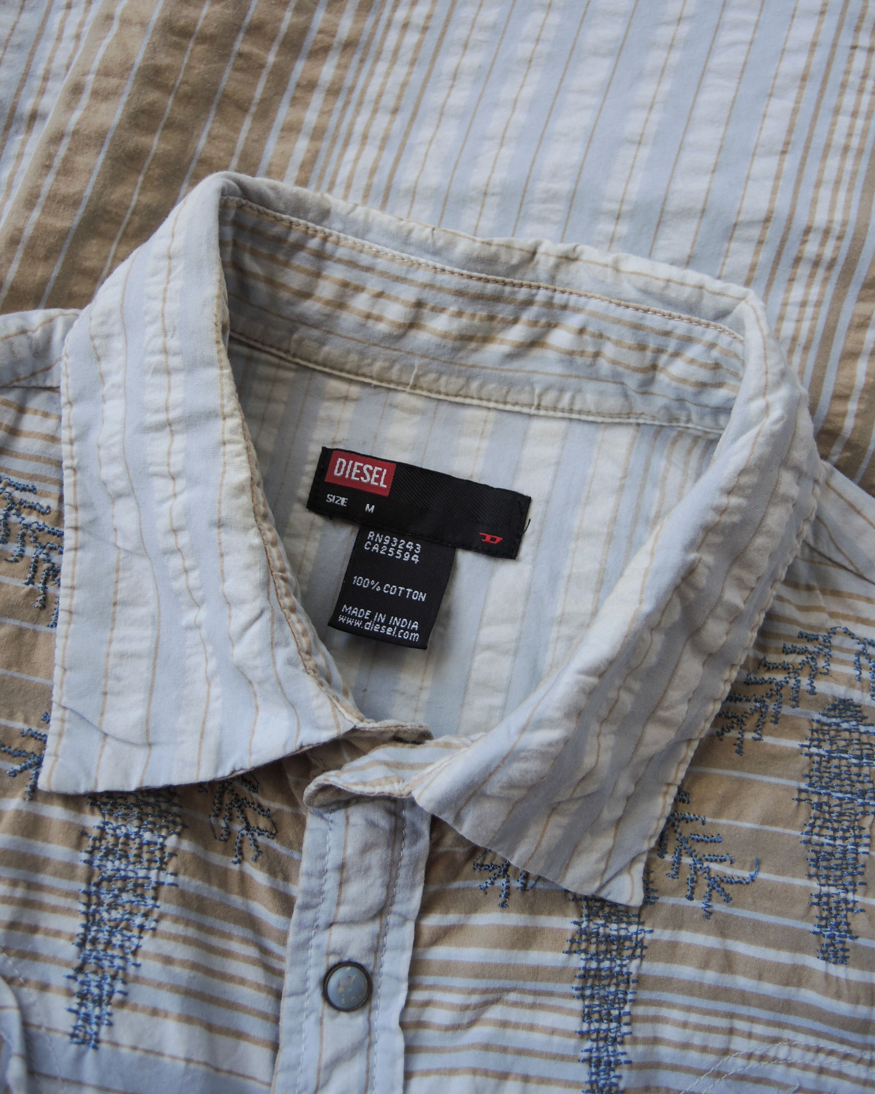 Diesel Diesel vintage embroidered shirt Size US M / EU 48-50 / 2 - 7 Thumbnail