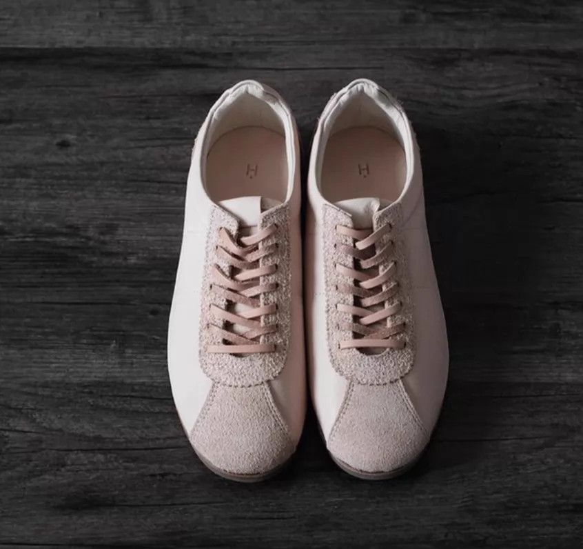 Hender Scheme Hender Scheme Japanese Handmade Full Leather Bowling Casual Training Shoes (Color Evolves with Wear) 41/265 Size US 8 / EU 41 - 3 Thumbnail