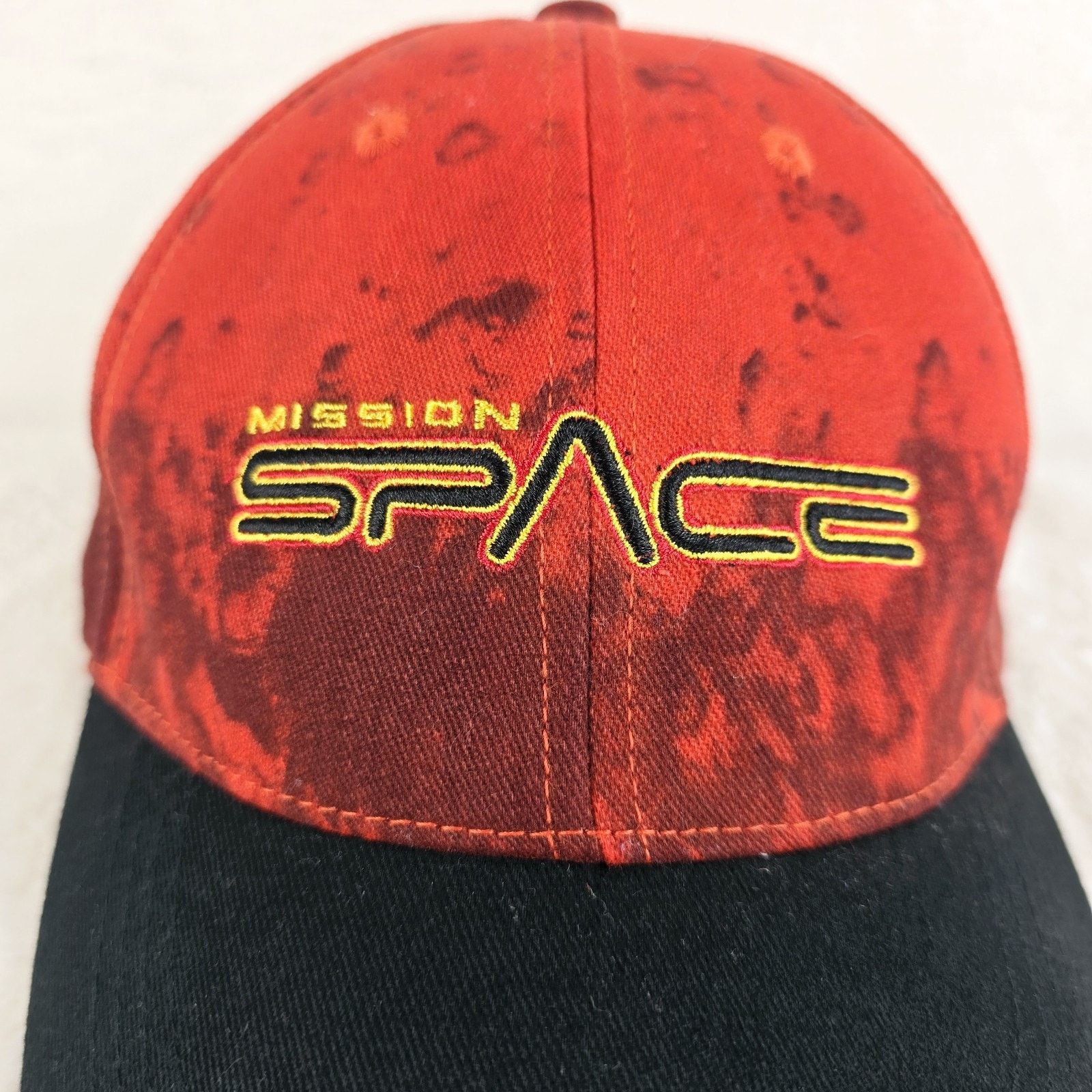 Disney Vintage Disney World Mission Space Ride Epcot AOP Hat Size ONE SIZE - 3 Thumbnail