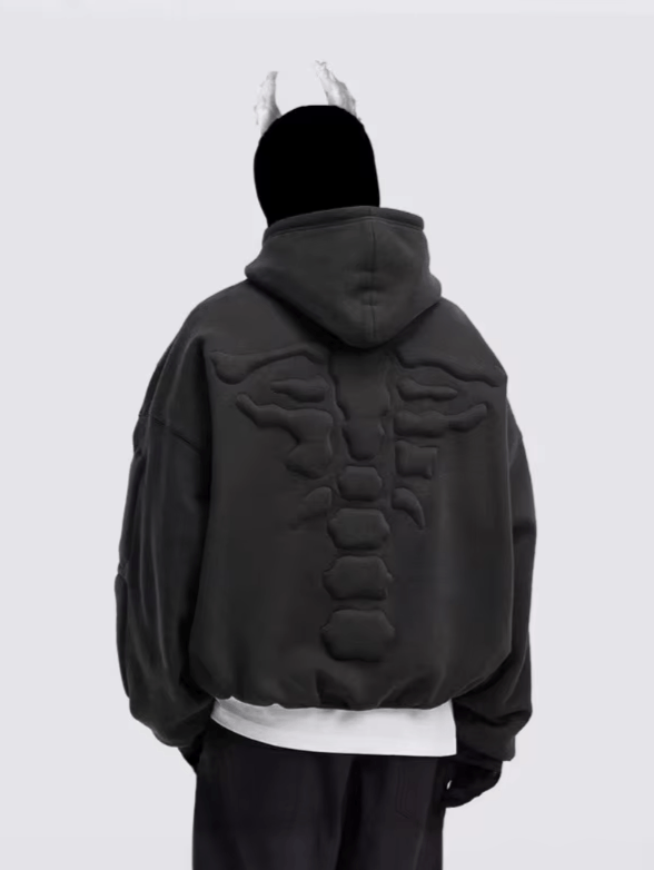 Japanese Brand graphic foam printed oversized hoodies Size US M / EU 48-50 / 2 - 6 Thumbnail