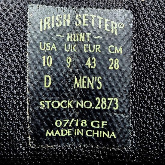 Designer Red Wing Irish Setter 2873 Hunt Boots M 10D Waterproof BB4 Size US 10 / EU 43 - 5 Thumbnail