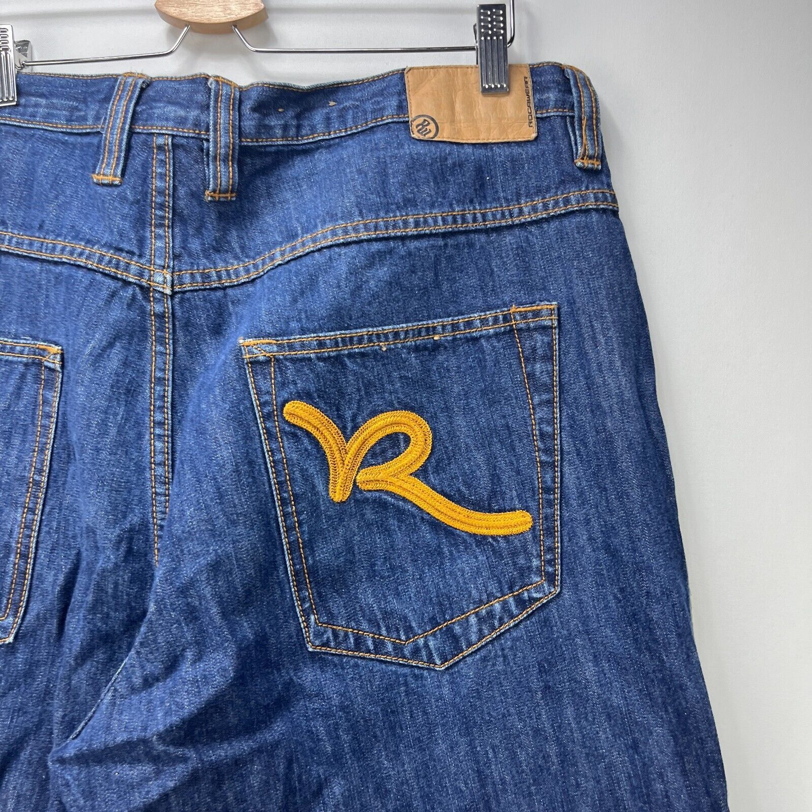 Rocawear × Vintage Vintage Y2K Rockawear Jeans Baggy Pants Size 40 Wide Skater Size US 40 / EU 56 - 3 Thumbnail