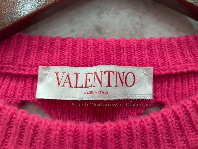 Valentino Valentino Knitted bow openwork sweater Size S / US 4 / IT 40 - 3 Thumbnail