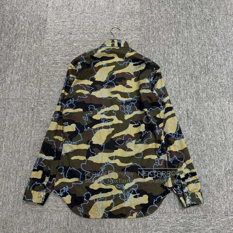 Dior Dior Camelia embroidered camouflage shirt Size US XXS / EU 40 - 5 Thumbnail