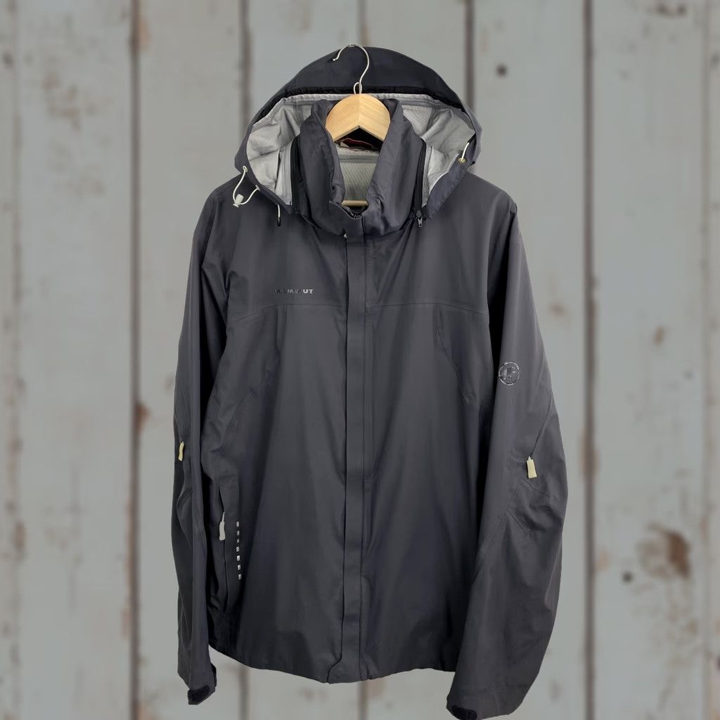 Mammut Mammut Dry Tech Outdoor Jacket XL Gray Men's Outdoor Jacket Size US XL / EU 56 / 4 - 1 Thumbnail