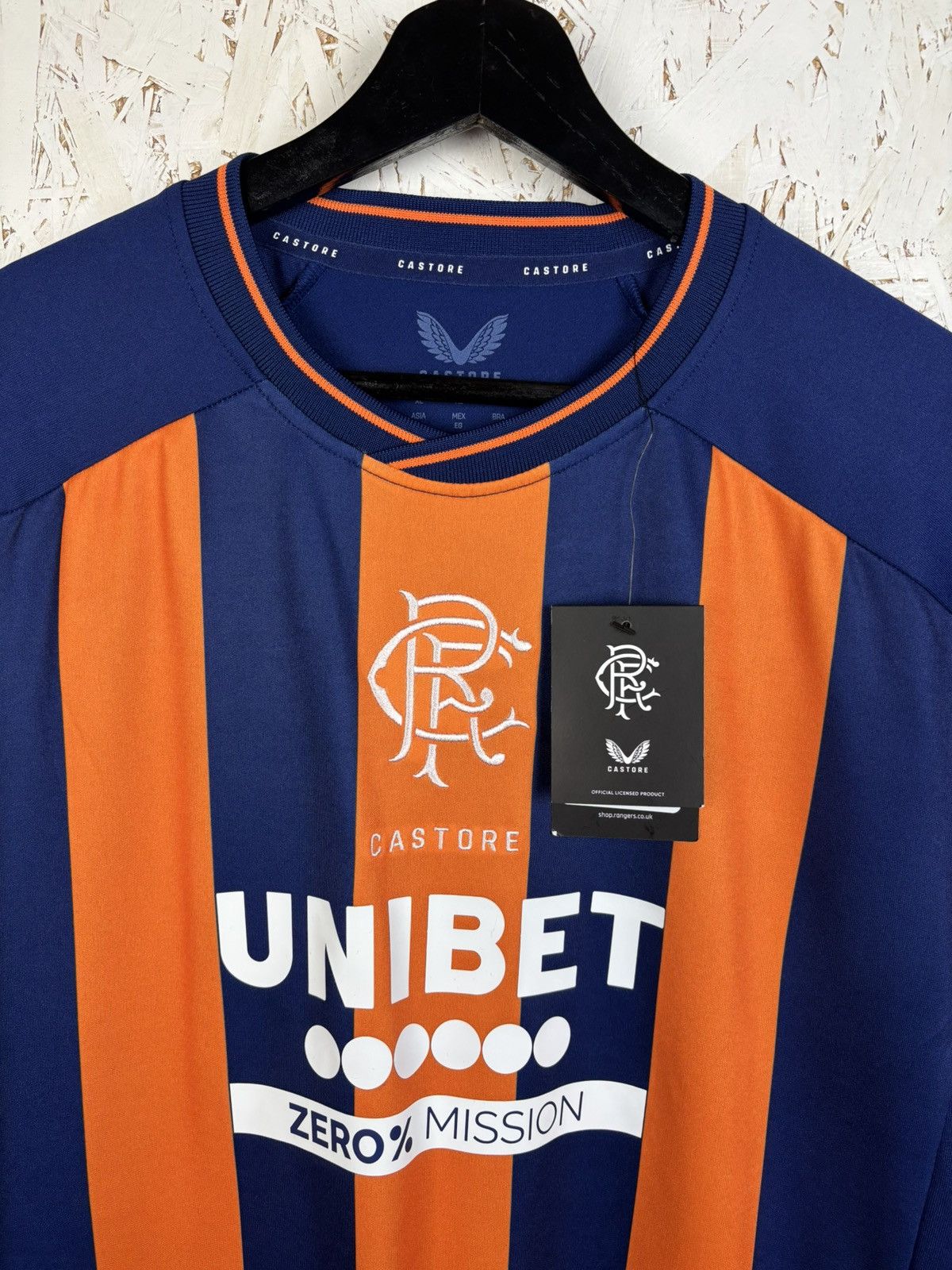 Castore NWT Castore Rangers FC 2023/24 Third Kit Soccer Jersey XL Size US XL / EU 56 / 4 - 2 Thumbnail