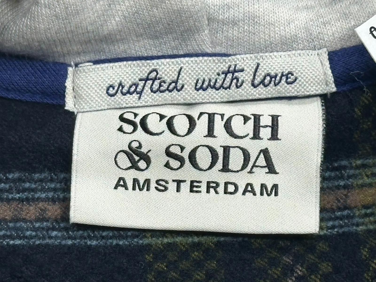 Scotch & Soda Scotch Soda Plaid Full Button Embroidered Hoodie Green Kid L Size US L / EU 52-54 / 3 - 6 Thumbnail