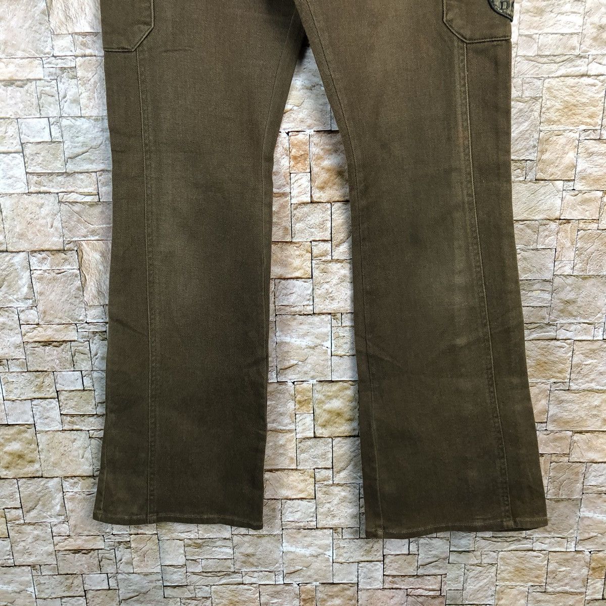 Japanese Brand Sarah Band Brown Cargo Multipocket Pants #A590 Size US 31 - 6 Thumbnail