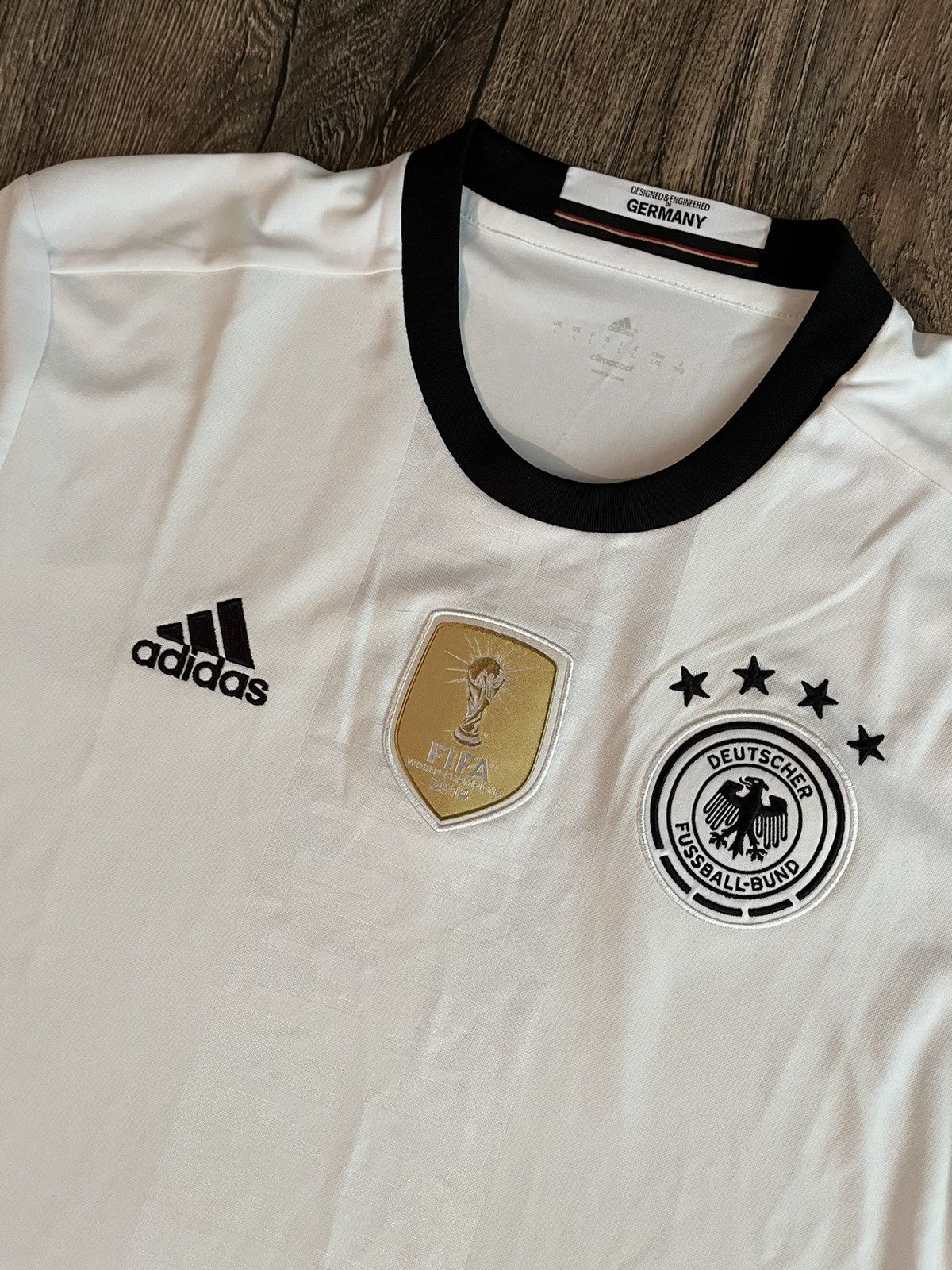 Adidas Adidas Germany 2016-2017 Home Football Jersey World Cup Size US L / EU 52-54 / 3 - 4 Thumbnail
