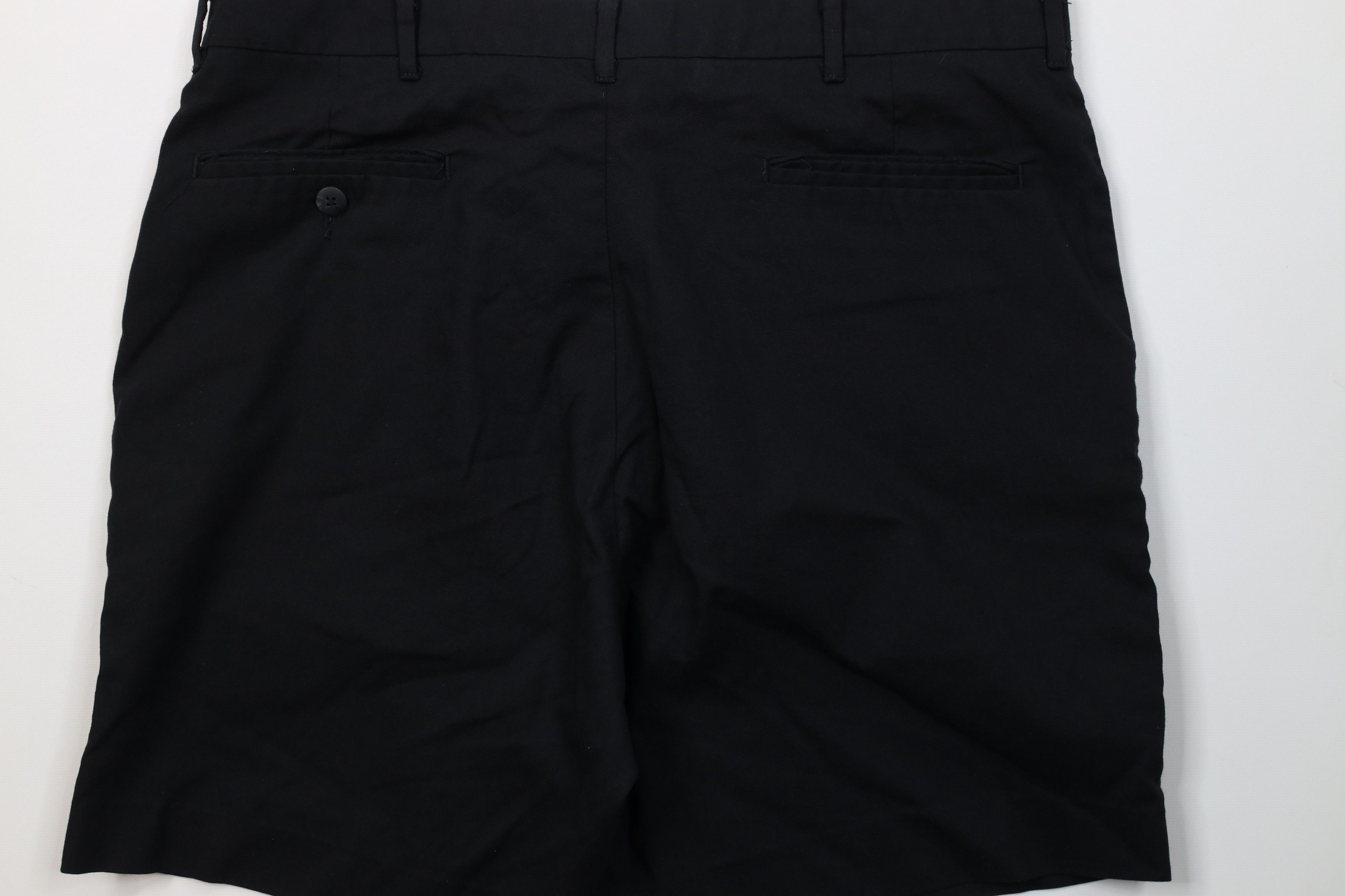 Vintage Vintage 90s Streetwear Above Knee Golf Chino Shorts Black Size US 36 / EU 52 - 10 Thumbnail