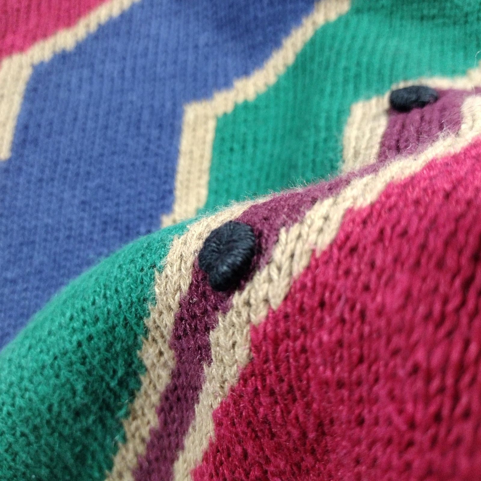 Vintage Vintage Round Neck Jewel Tone Sweater Size S / US 4 / IT 40 - 11 Thumbnail