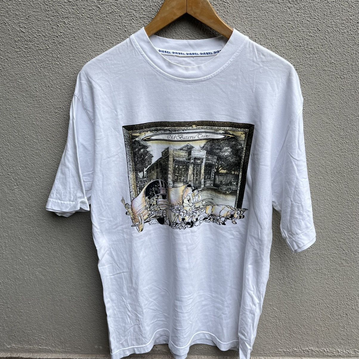 Diesel Old Batavia Trans photo tee by DIESEL Size US M / EU 48-50 / 2 - 2 Thumbnail