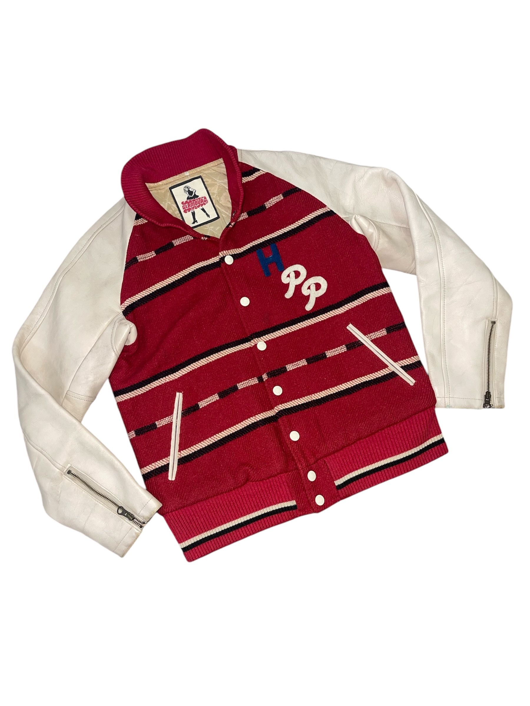 Hysteric Glamour Vintage 90s Hysteric Glamour Varsity Wool / Leather Jacket Size US S / EU 44-46 / 1 - 4 Thumbnail