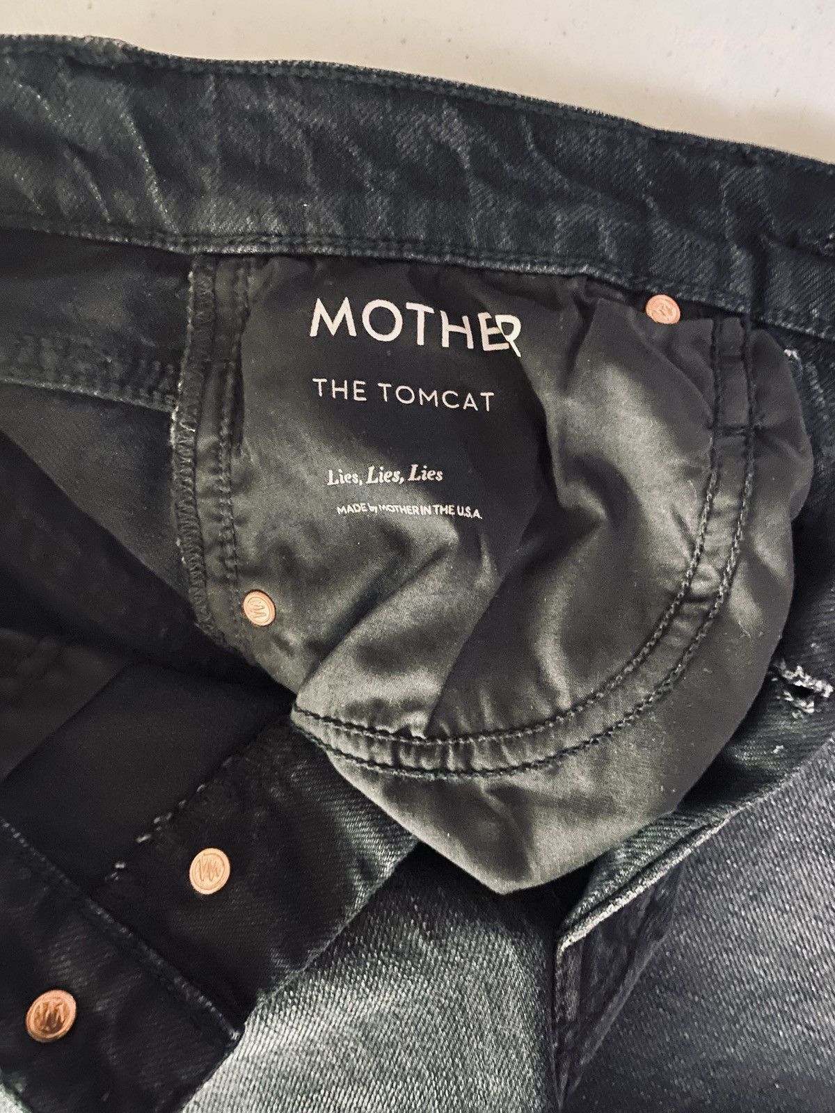 MOTHER Mother Superior The Tomcat Asphalt Lies Lies Lies Wash 24 Size 24" / US 00 / IT 34 - 4 Thumbnail