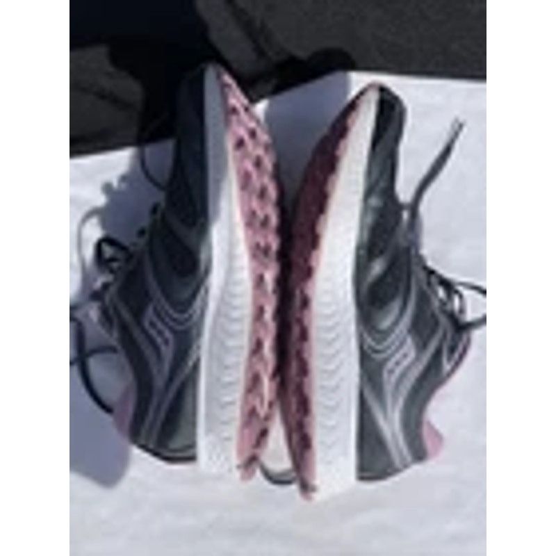 Saucony Saucony Womens Cohesion Gray/Purple Running Shoes Sneakers Size US 7.5 / IT 37.5 - 4 Thumbnail