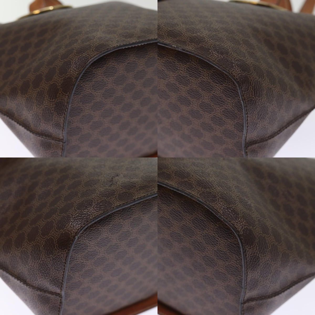 Celine CELINE Macadam Canvas Shoulder Bag Pvc Brown Size ONE SIZE - 10 Thumbnail