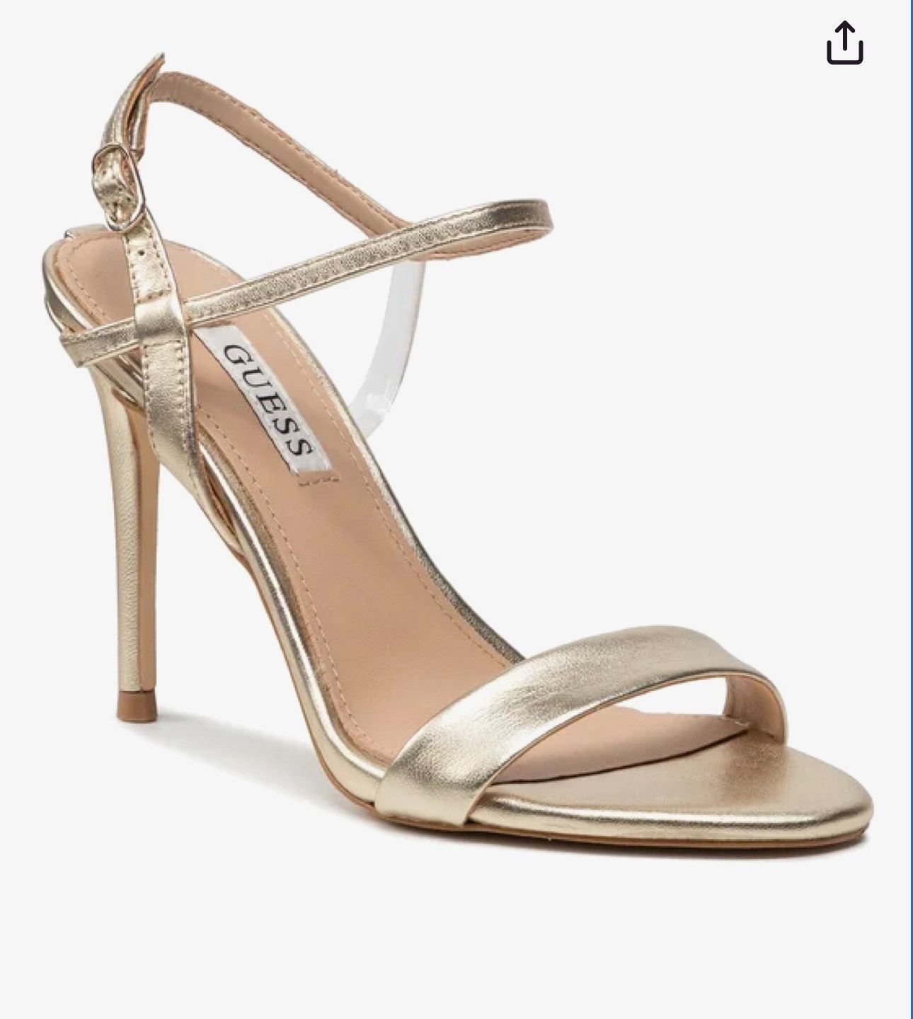 Guess Golden heels Size US 7 / IT 37 - 2 Thumbnail