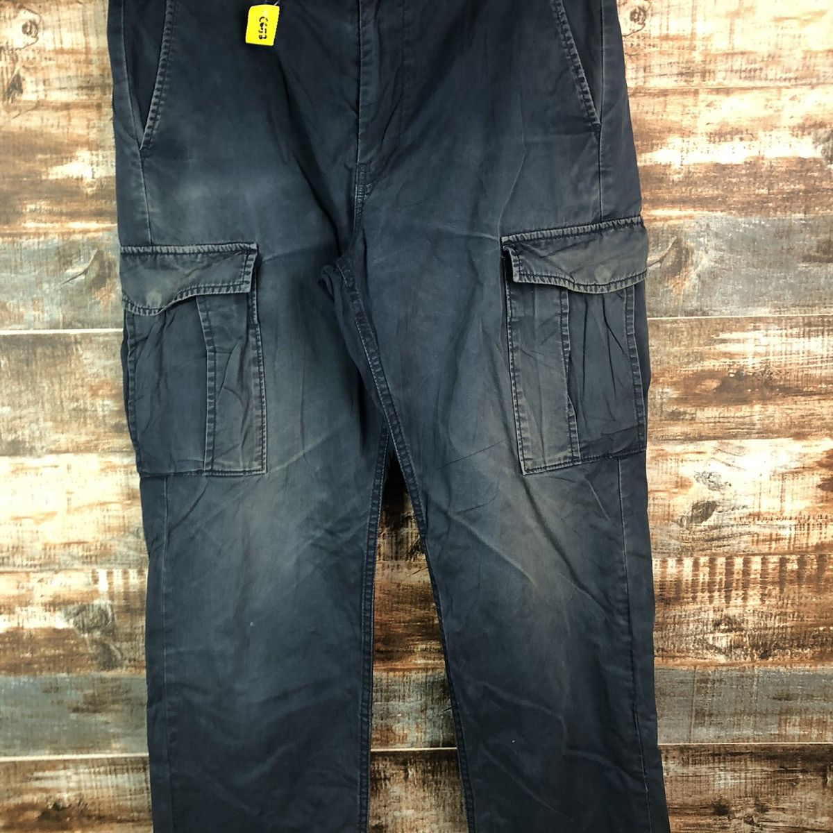 GU × Japanese Brand DL GU Dark Blue Cargo Multipocket Pants #C653 Size US 32 / EU 48 - 5 Thumbnail