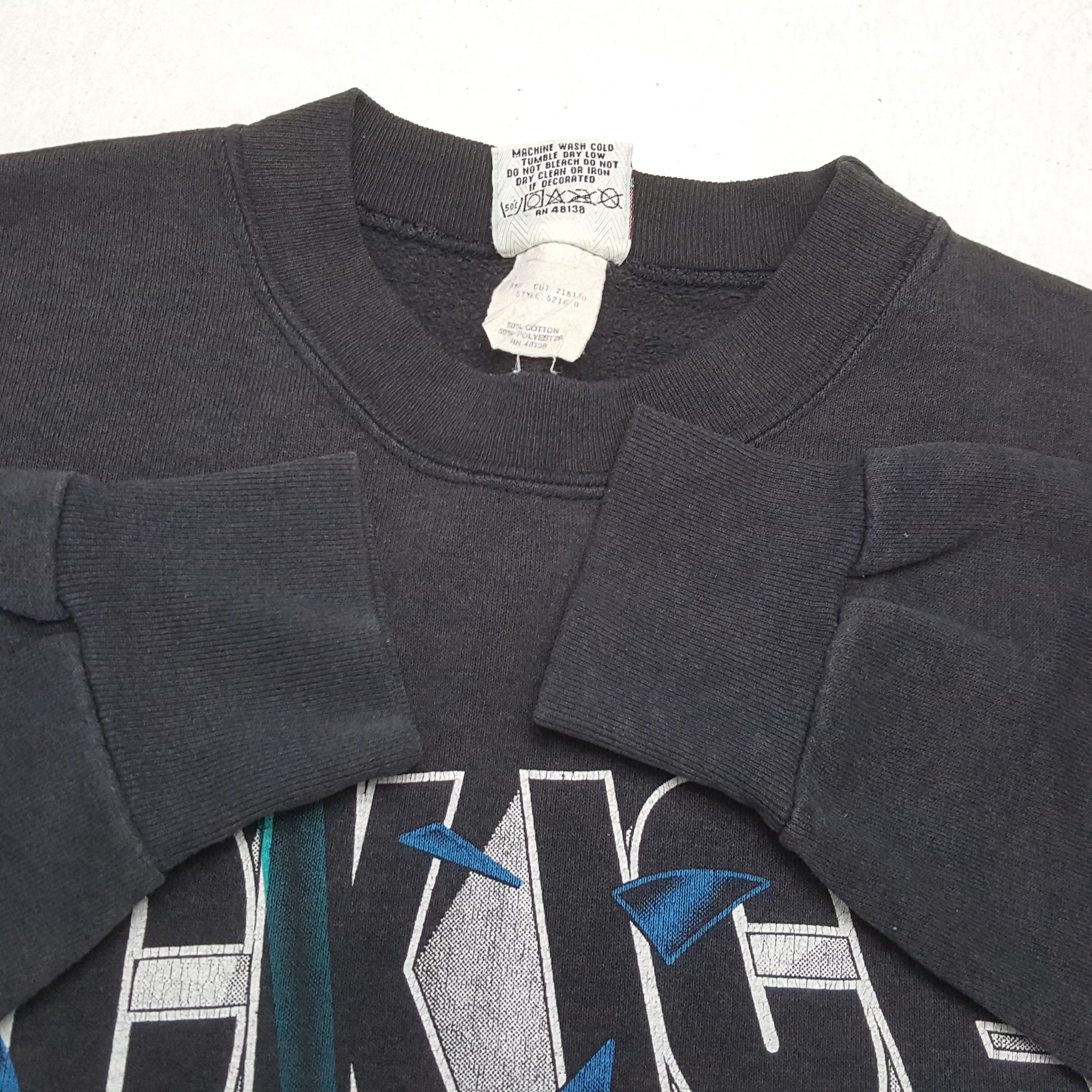 NHL × Nutmeg × Vintage MIGHTY DUCKS NHL DISNEY Ice Hockey Team Vintage Sweatshirt Size US L / EU 52-54 / 3 - 9 Thumbnail