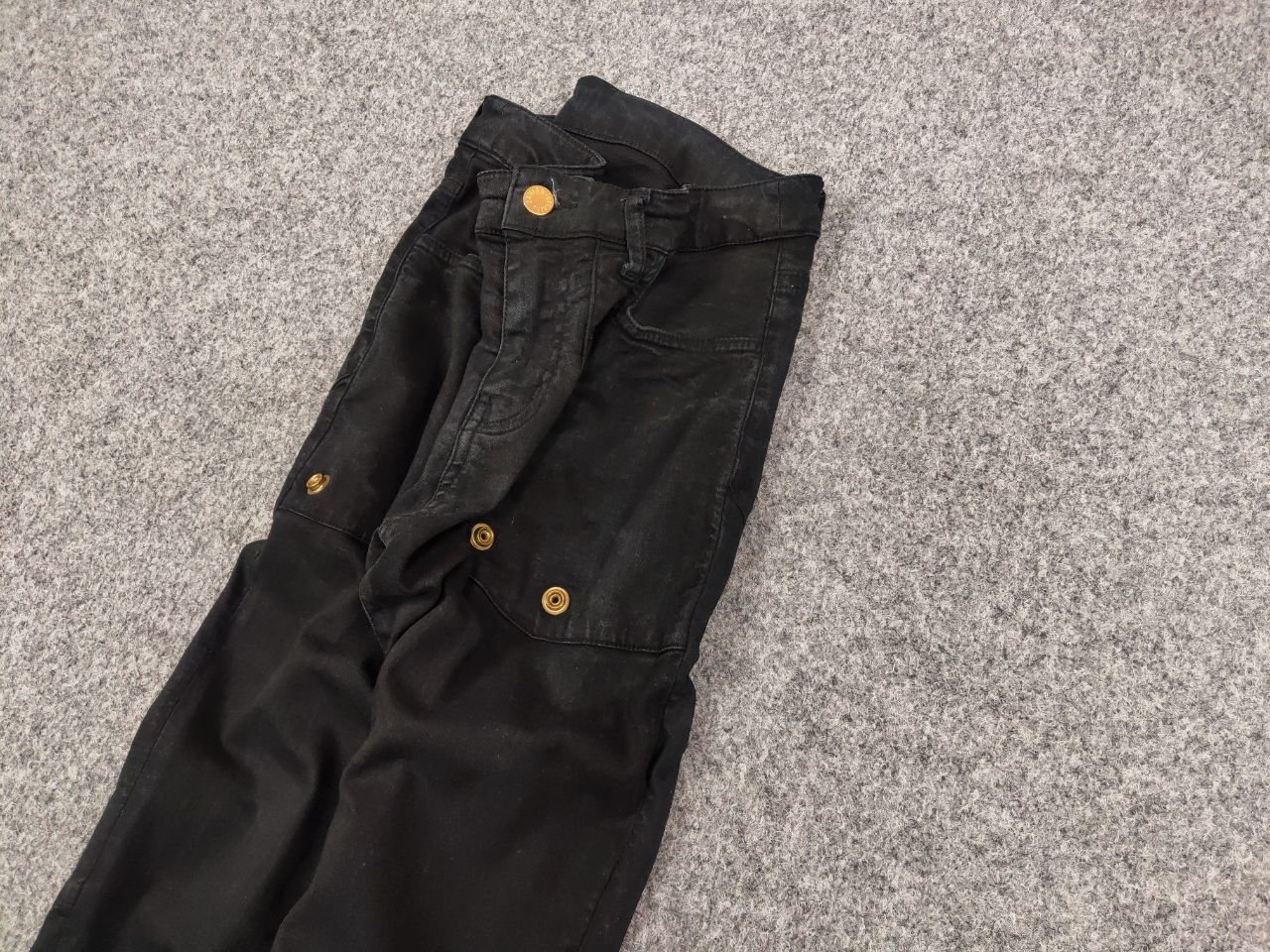 Zadig & Voltaire Zadig & Voltaire designer Black Denim Jeans straight fit Size 29" - 5 Thumbnail