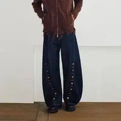 Jean Higuchi x Kanno Blue Flare Jeans, Wide Leg Jeans Size US 32 / EU 48 - 5 Thumbnail