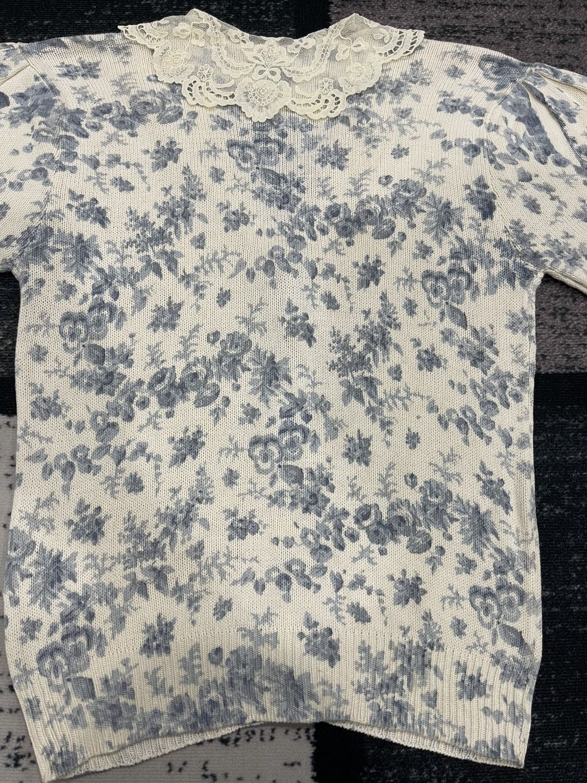 Vintage Vintage Ralph Lauren Floral Button Knit Size S / US 4 / IT 40 - 9 Thumbnail