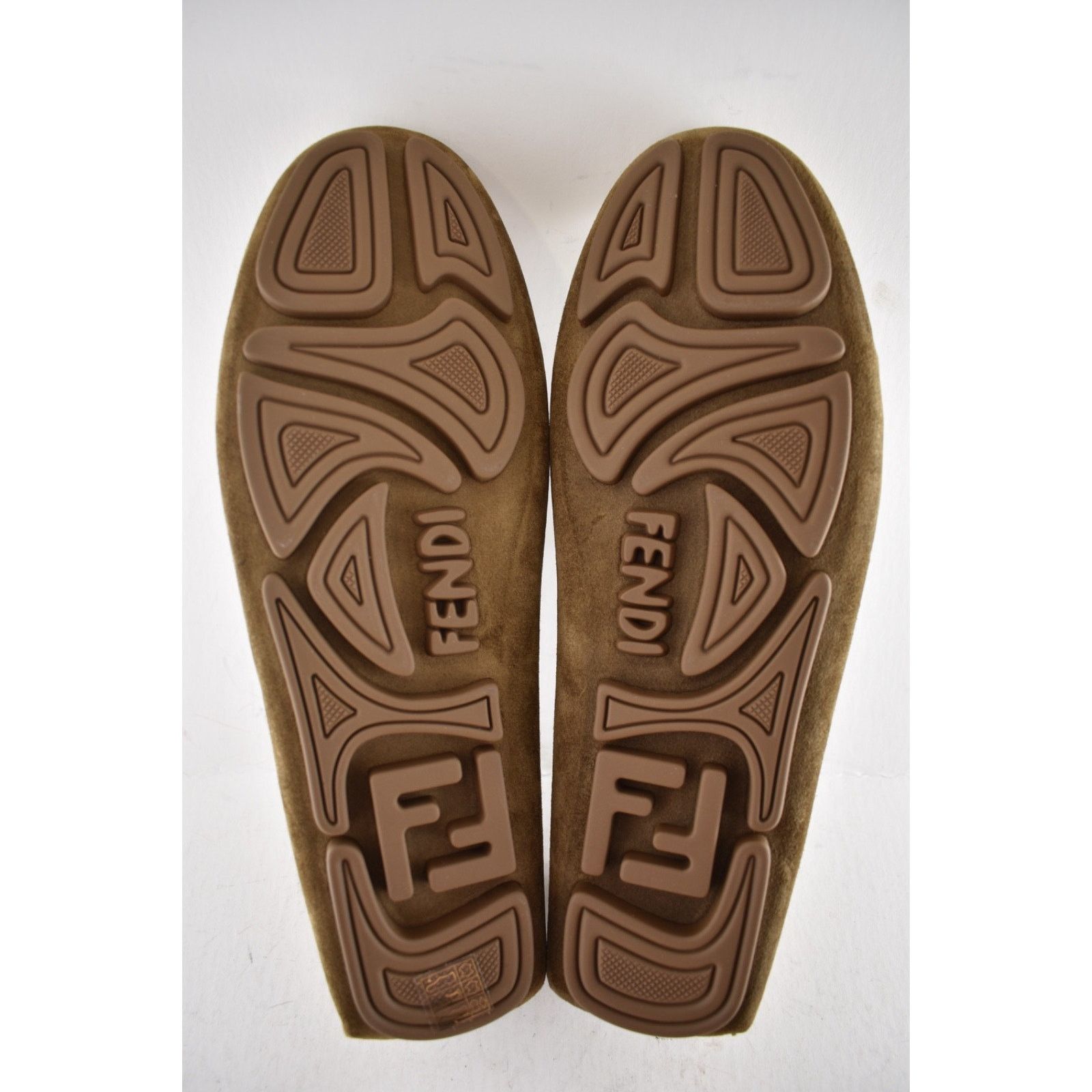 Fendi Fendi Driver Crosta Suede Brown Loafer Slip On US 12 Size US 12 / EU 45 - 16 Thumbnail